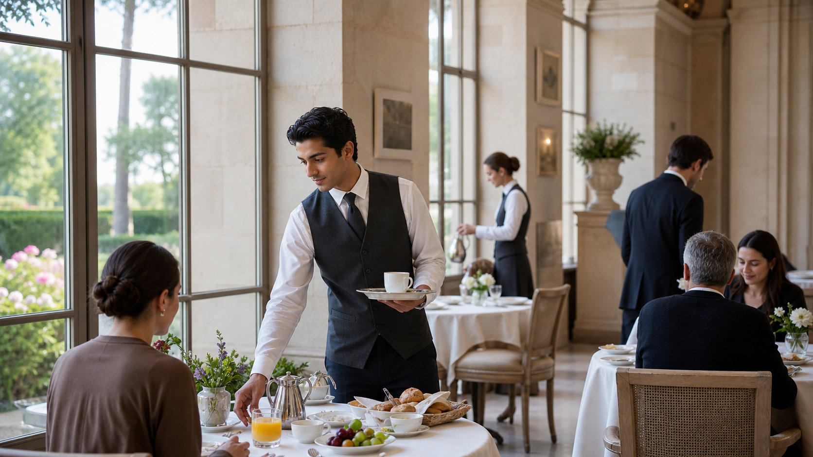 Indian hospitality candidate experiencing France