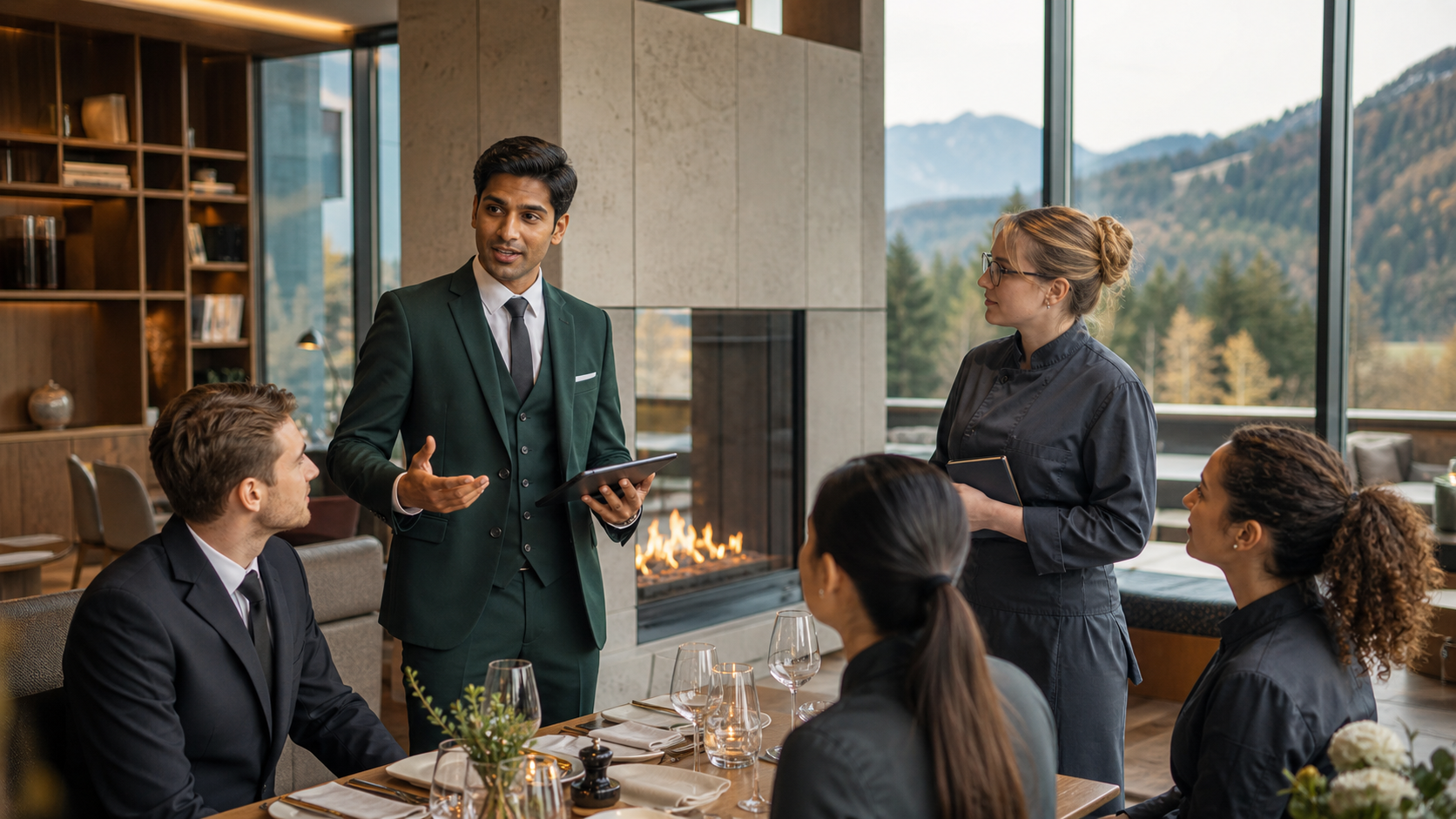 Indian hospitality candidate experiencing Germany