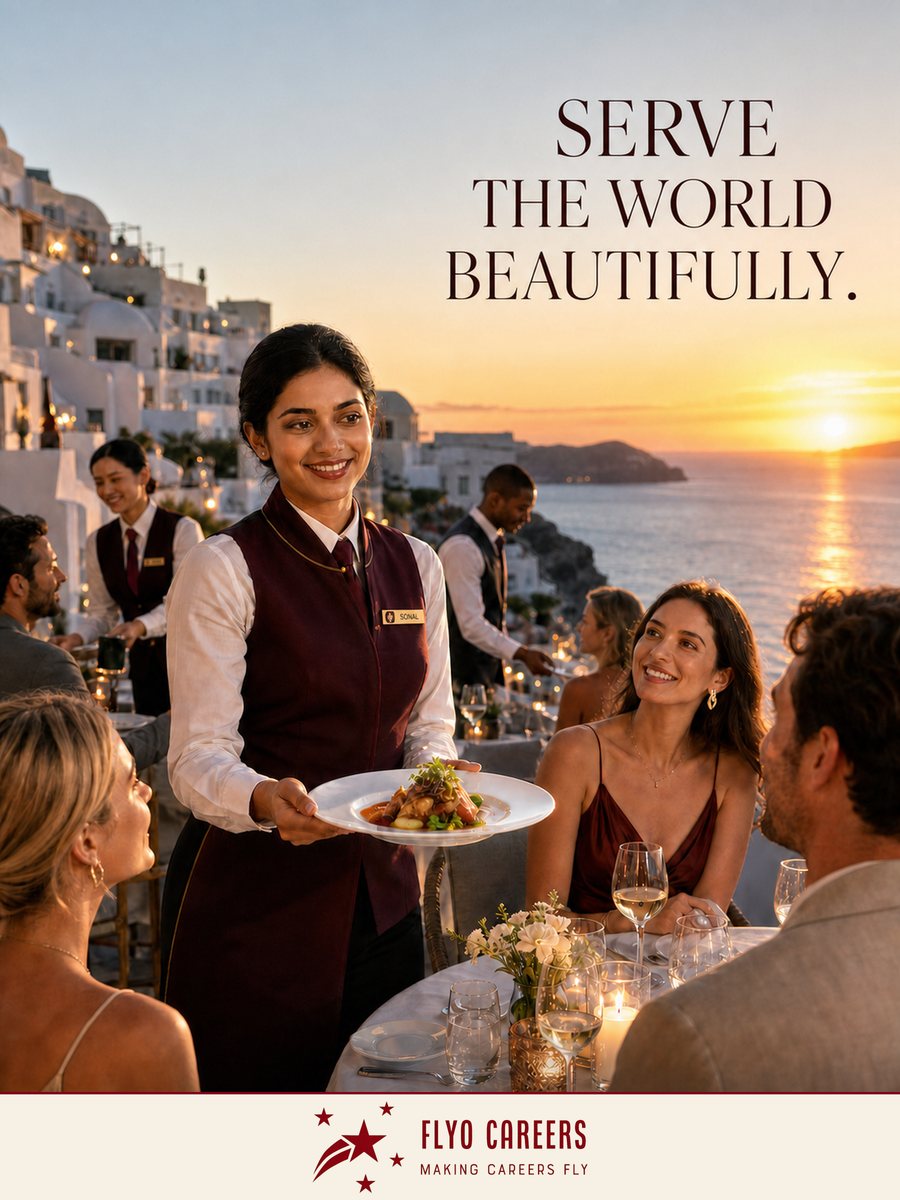 Serve the World Beautifully Flyo Careers poster