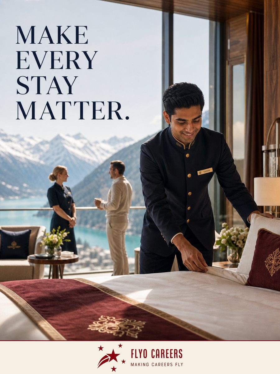 Make Every Stay Matter Flyo Careers poster