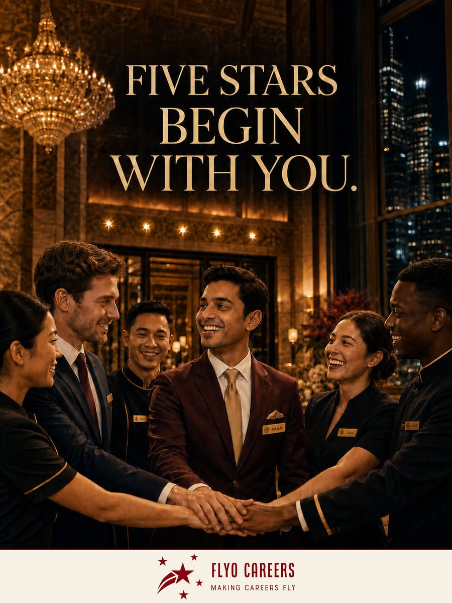 Five Stars Begin With You Flyo Careers poster