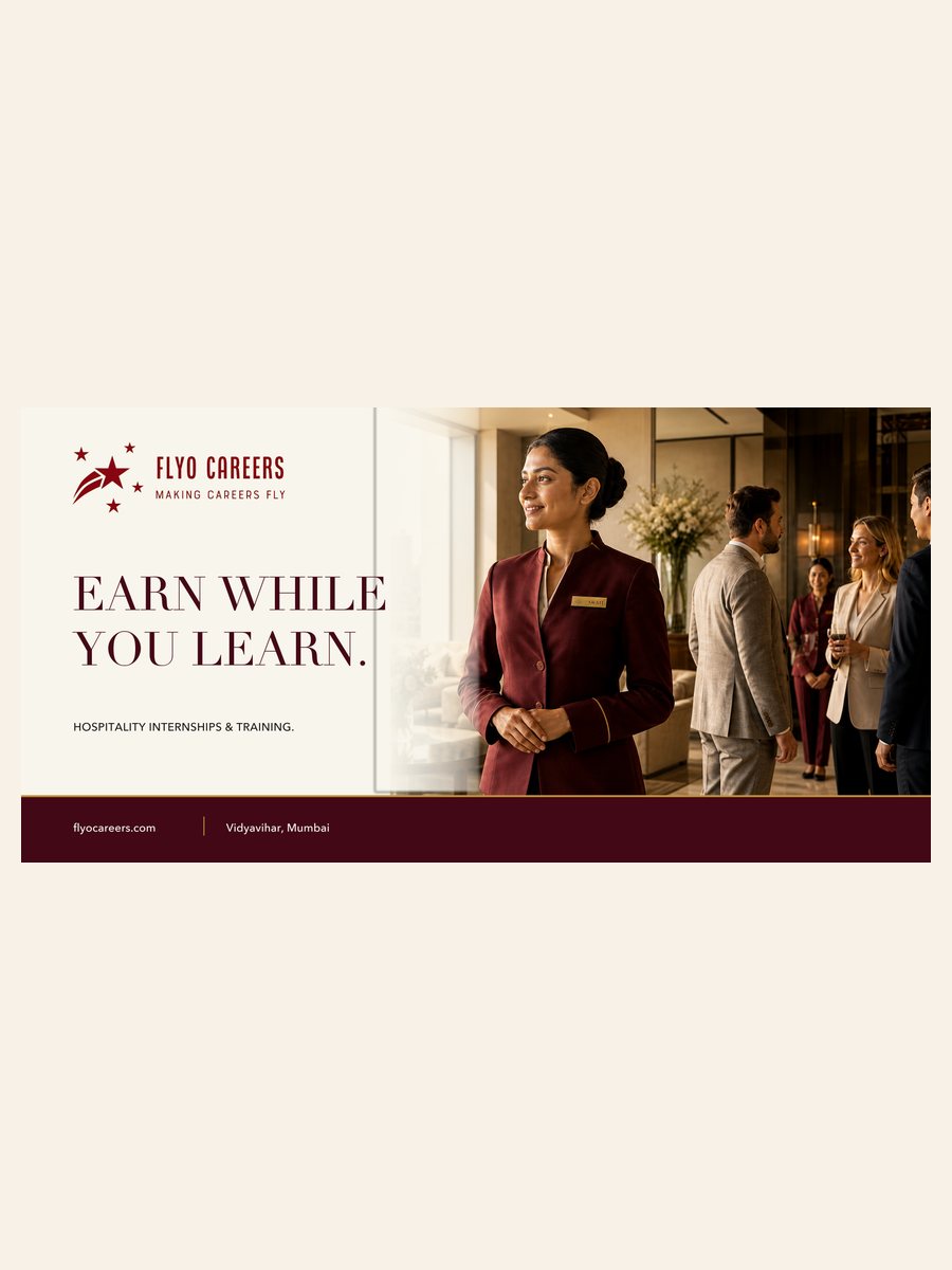 Earn While You Learn Flyo Careers poster