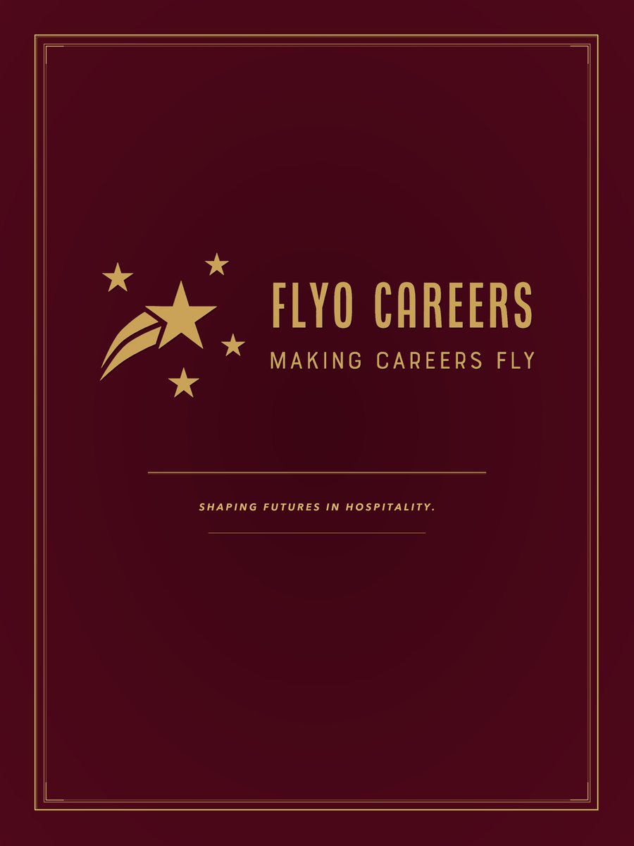 Shaping Futures in Hospitality Flyo Careers poster